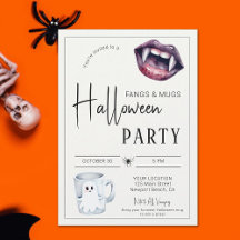 Fangs und Tasse Halloween-Party Vampires Spider Fu