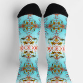 Fangschnecken und Korallen Socken (Oben)
