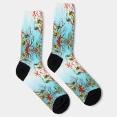 Fangschnecken und Korallen Socken (Rechts)