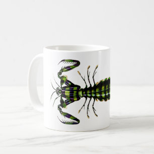 Fangschreckenkrebs - Vintage-Design Kaffeetasse