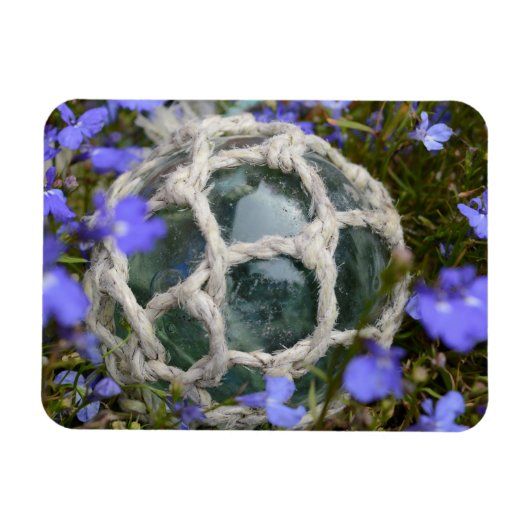 Fangschwimmen unter Blume Magnet (Horizontal)