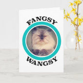 Fangsy Gruß-Karte Karte (Gelbe Blume)