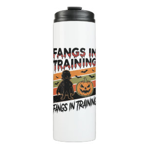 Fangszähne in Ausbildung Lustiges Vampir Halloween Thermosbecher