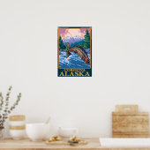 Fangszene - Cordova, Alaska Poster (Küche)