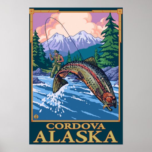 Fangszene - Cordova, Alaska Poster (Vorne)