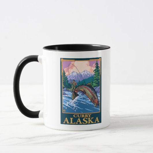 Fangszene - Curry, Alaska Tasse (Links)