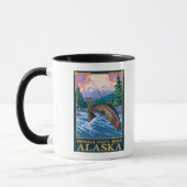 Fangszene - Nationalpark Denali, Alaska Tasse (Links)