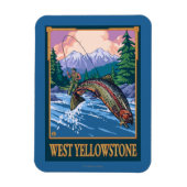 Fangszene - West Yellowstone Magnet (Vertikal)