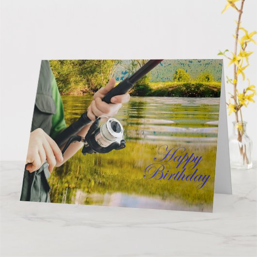 Fangtag Karte (Gelbe Blume)