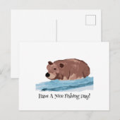 Fangtag Postkarte (Vorne/Hinten)