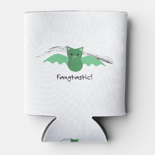 Fangtastic Green Bat Dosenkühler (Vorderseite)