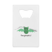 Fangtastic Green Bat Geldbeutel Flaschenöffner (Rückseite)