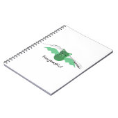 Fangtastic Green Bat Notizblock (Linke Seite)