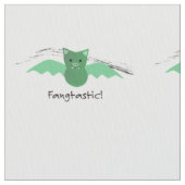 Fangtastic Green Bat Stoff (Nahaufnahme)