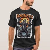 FANGTASTIC zombie rising from grave spooky Hallowe T-Shirt (Vorderseite)
