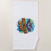 Fangtastische Nacht Strandtuch (Vorderseite)