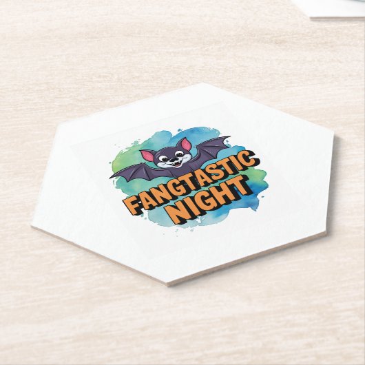 Fangtastische Nacht Untersetzer (angewinkelt)