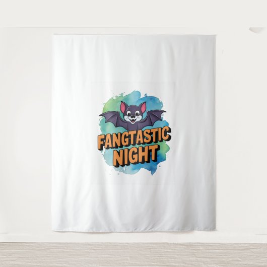 Fangtastische Nacht Wandteppich (Vorderseite)
