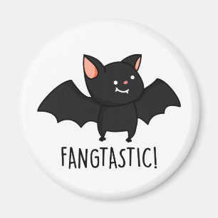 Fangtastischer lustiger Halloween-Wortwitz  Magnet