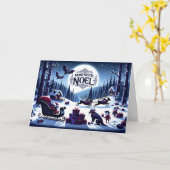 Fangtastisches Weihnachten Karte (Gelbe Blume)