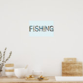 Fangtext Poster (Küche)