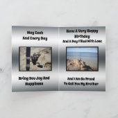 Fangthema Brother Birthday Card, Karte (Innenseite)