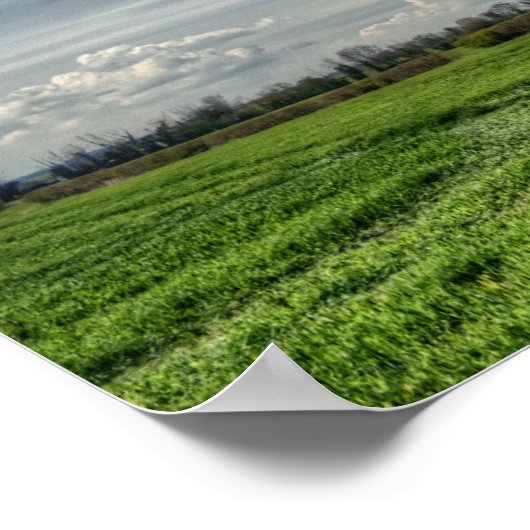 Fangwolken (Farbe HDR) Poster (Ecke)