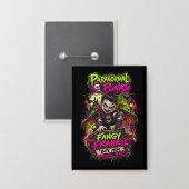 Fangy Frankie – Paranormale Punks Button (Vorderseite/Rückseite)