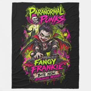 Fangy Frankie - Paranormale Punks Fleece-Decke Fleecedecke