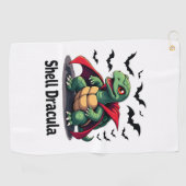 Fangy Schildkröte Golfhandtuch (Horizontal)