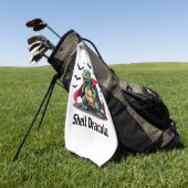 Fangy Schildkröte Golfhandtuch (Gras)