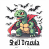 Fangy Turtle Aufkleber (Vorderseite)