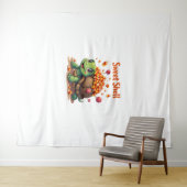 Fangy Turtle Wandteppich (Beispiel (Horizontal))