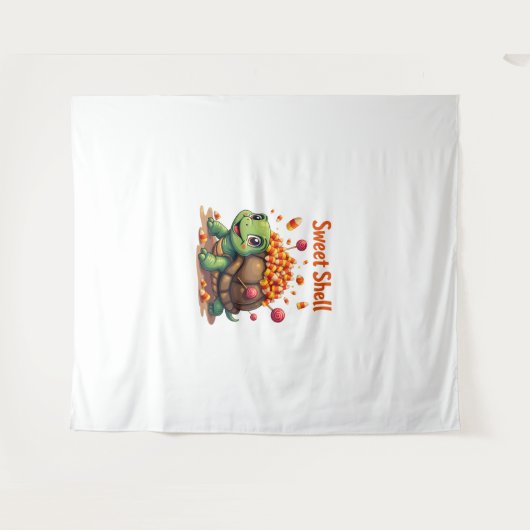 Fangy Turtle Wandteppich (Vorderseite (Horizontal))