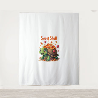 Fangy Turtle Wandteppich