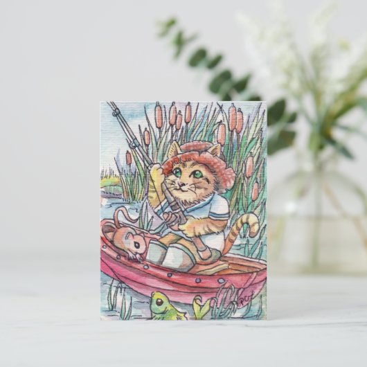 Fangzeit Postkarte (Stehend Vorderseite)