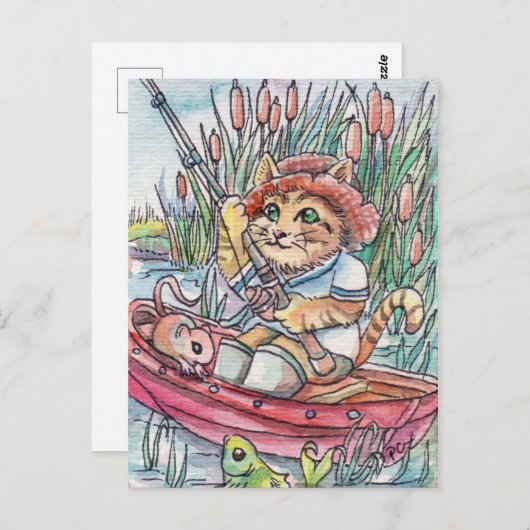 Fangzeit Postkarte (Vorne/Hinten)