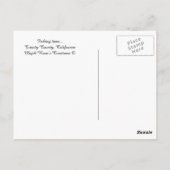 Fangzeit.... Postkarte (Rückseite)