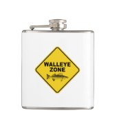 Fangzone Walleye Flachmann (Vorderseite)