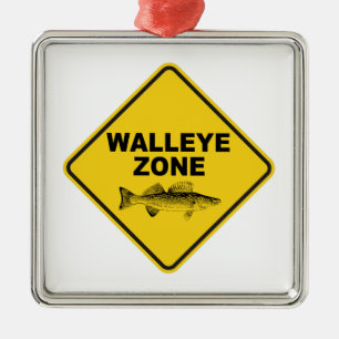 Fangzone Walleye Ornament Aus Metall