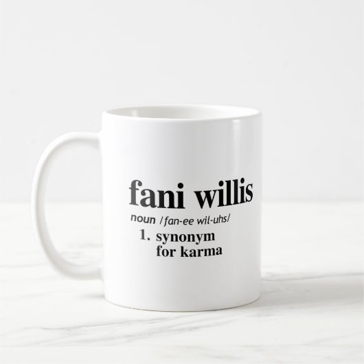 Fani Willis Definition Kaffeetasse (Links)