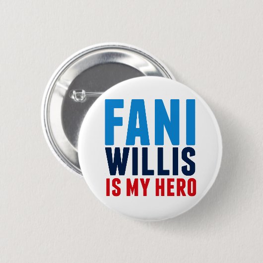 Fani Willis ist My Hero Button (Vorne & Hinten)