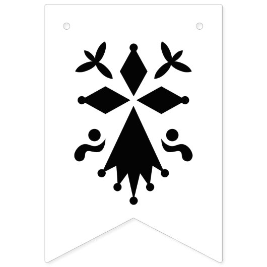 Fanionenbanner Wimpelkette (Zweite Fahne)