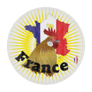Fankreich - France Glasbrett Schneidebrett