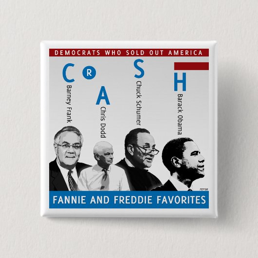 Fannie und Freddie Button (Vorderseite)