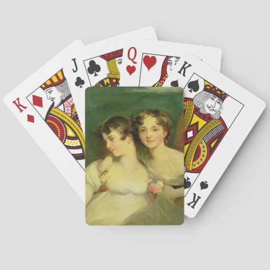 Fanny and Jane Hamond Spielkarten (Rückseite)