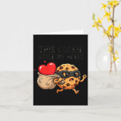 Fanny Cookie Day National Chocolate Chip Designer Karte (Gelbe Blume)