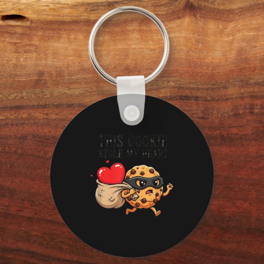 Fanny Cookie Day National Chocolate Chip Designer Schlüsselanhänger (Vorderseite)