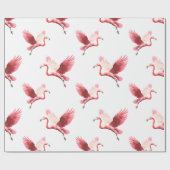 Fanny Flamingo Geschenkpackung Geschenkpapier (Flach)