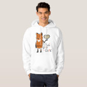 Fanny Fox Liebhaber mit allen Lieben Costum Name-F Hoodie (Vorne ganz)